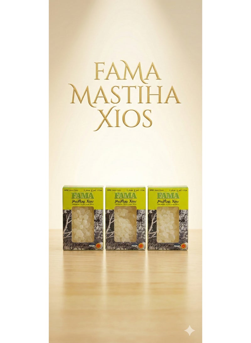 FAMA GM Natural Mastica Chios, small teardrop beads, natural product, 10 grams * 3 pieces - Image 2